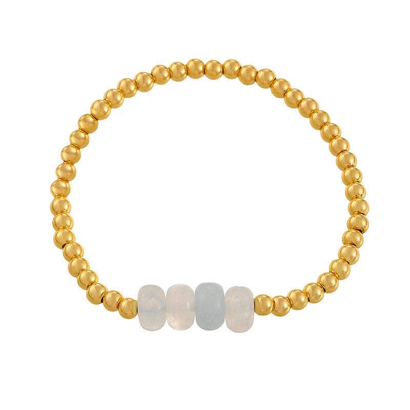 Colorful Natural Stone Beaded Bracelet - New Fashion Design, Multiple Piece Options