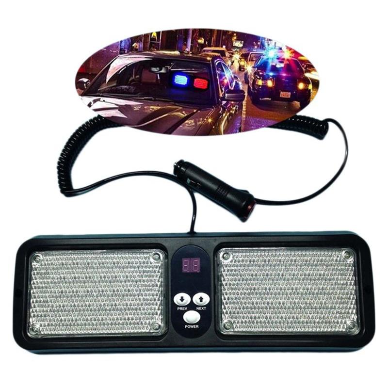 Emergency Strobe Lamps LED Flashing Lights for Truck Car Vehicle Waterproof Warning light Universal Sun Visor 12 Modes
