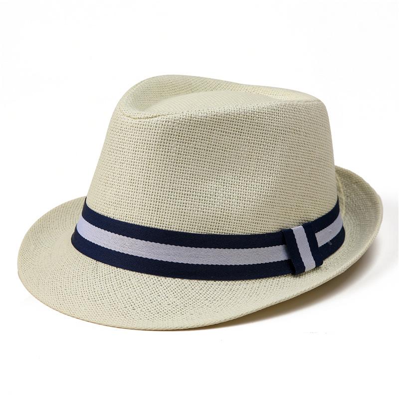 Summer Middle-Aged Sun Visor Out Travel Men Straw Hat Jazz Beach Hat In The Elderly Dad Top Hat