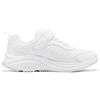 Skechers Girls Synthetic Leather Velcro Lightweight Versatile Classic Sports Shoes Shock Absorbing Comfortable School Sneakers 302644L-WHT