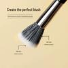 Blush Stippling Brush: Double Layer Fine Goat Hair Makeup Tool