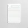 A4 Lined/Blank Exercise Paper for Students Math, English, Composition, Scratchpad