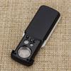 30X 60X 90X Jewelry Appraisal With LED UV Magnifier Acrylic Optical Lens Loupe Magnifying Glass