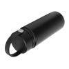 304 Stainless Steel Outdoor Portable Coffee Cup Frosted Vacuum Flask for Outdoor SuppliesBlack 500ml