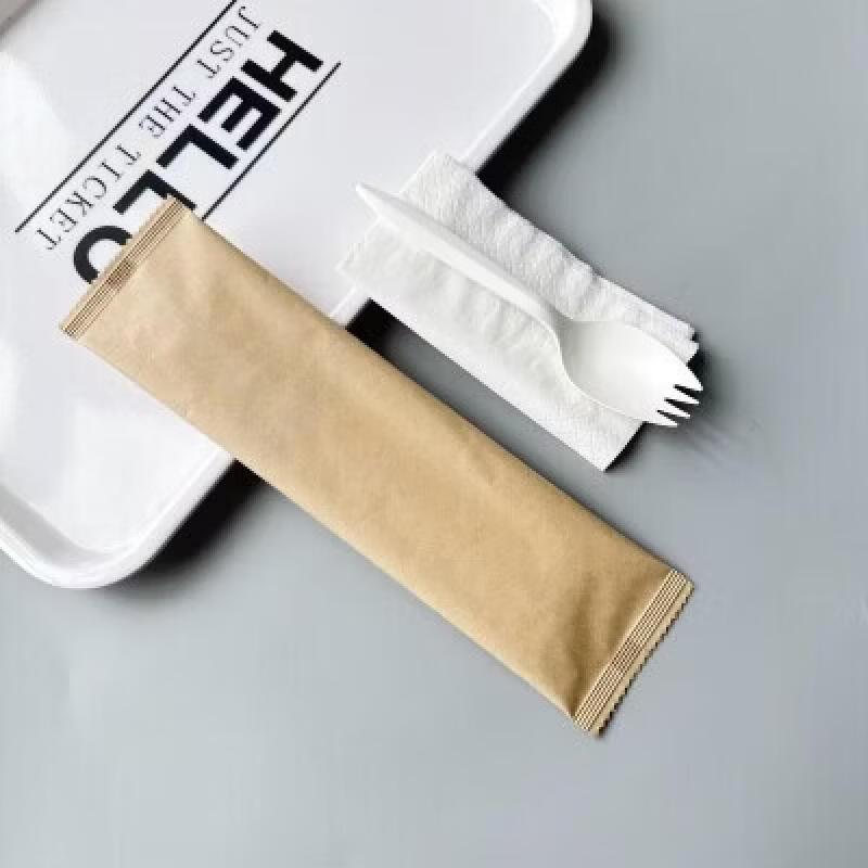 Eco-Friendly Disposable Corn Starch Cutlery Set