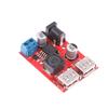 DC 9V 12V 24V 36V auf 5V 3A Dual USB Lade-DC-DC Abwärtswandler Autoladung Solar 3A Spannungsreguliertes Leistungsmodul
