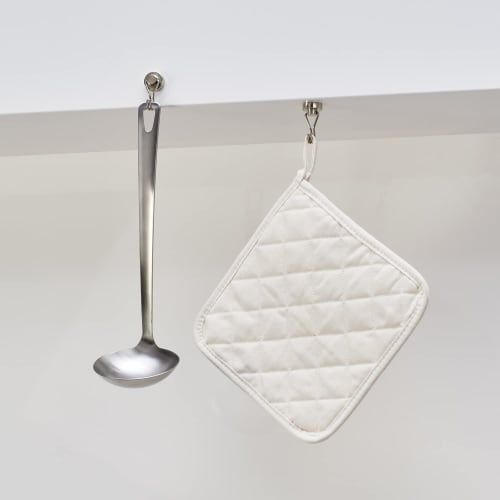 LEC Strong Neodymium Magnet Metal Hang Hooks, Small, Pack of 2, 1.5kg Maximum Load Capacity