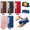 Leather Zipper Flip Wallet Case For Samsung Galaxy S24 S23 FE A05 A05S A14 A15 A23 A24 A33 A34 A53 A54 A73 M54 M34 Phone Cover