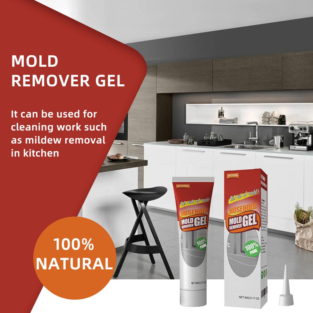 Eco-friendly Effective Mold Remover–Multi-functionalMildewPreventionGel,Suitablefor Bathrooms,Kitchens,RefrigeratorDoorSeals,etc