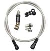 80cm CNC AN3 Brake Line Fluid Quick Release Connect Adapter Set Universal Black