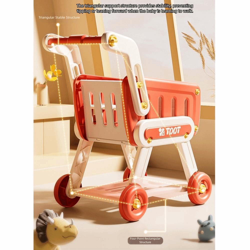 32PCS/Set Shopping Cart Toy Set Multicolor Pretend Shopping Playset Toy Pretend Play