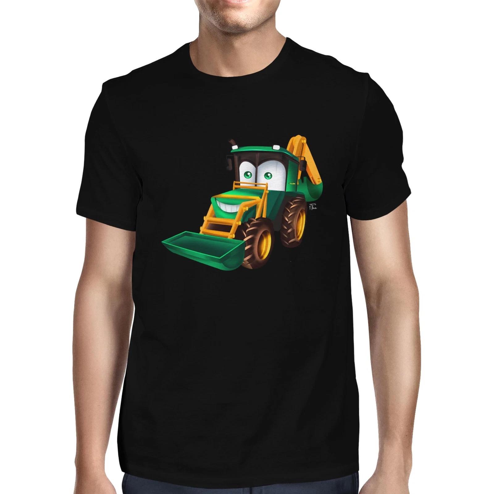 1Tee Mens Smiling Tractor T-Shirt XXL