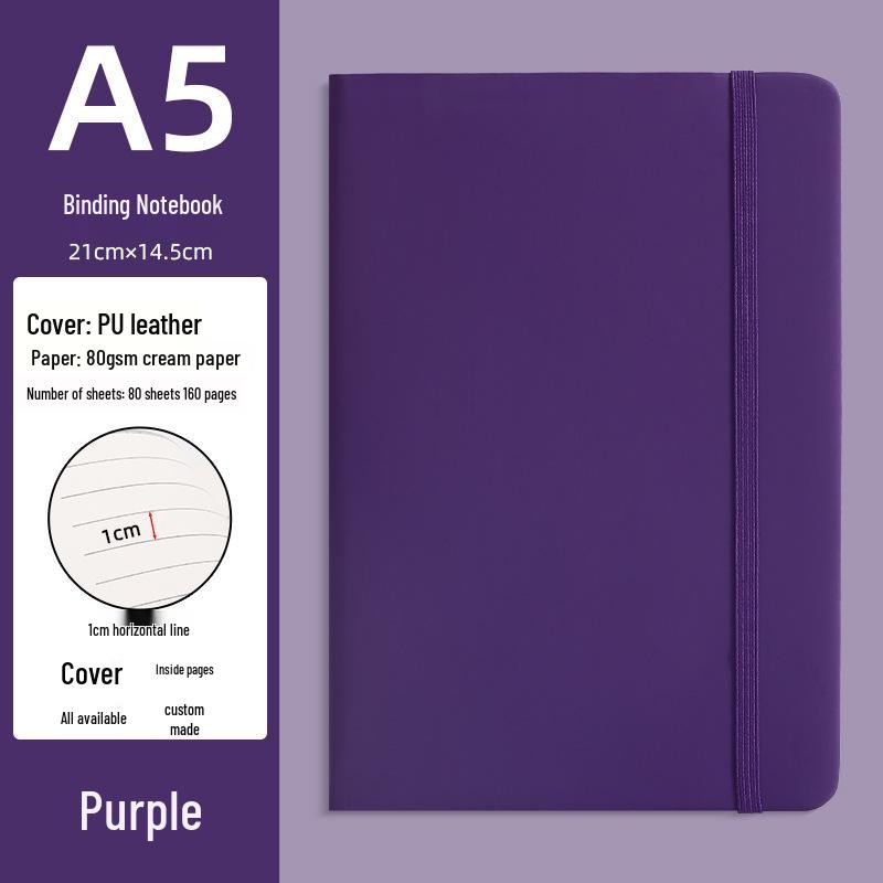 Premium A5 Strappy Notebook for Business Meetings and Notes