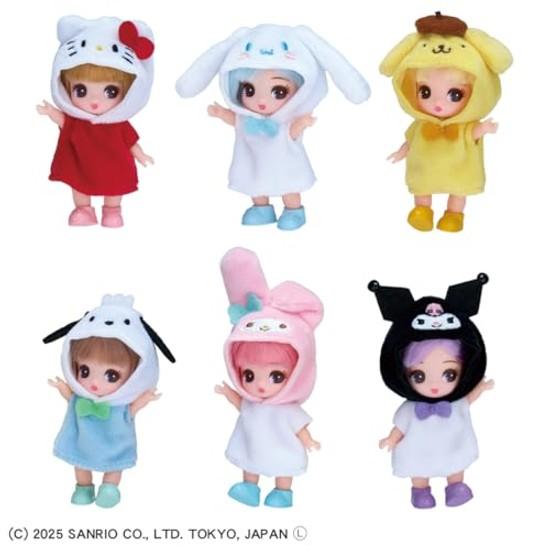 Takara Tomy Licca-chan Docka Petit Sanrio Karaktärer Samling DP-BOX Utklädningslek Leksak ålder 3+.