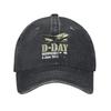 D-Day Normandy Invasion Airplane Baseball Caps Unisex Distressed Cotton Snapback Hat Parachute Outdoor All Seasons Travel Soft