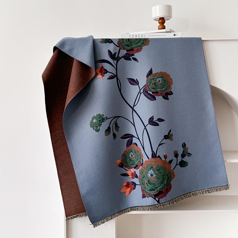 New Luxury Cashmere Scarf Winter Women Pashmina Shawls Warm Blanket Wraps Female Foulard Bandana Thick Scarves Hijab