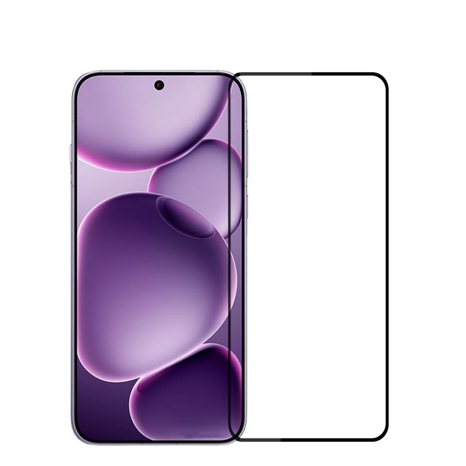 

For Oppo Find X8s+ 5G Screen Protector MOFI 9H Full Glue Full Coverage High Aluminum-Silicon Glass Film Black