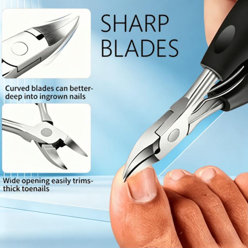 Xiaomi 1/10Pcs Set Stainless Steel Manicure Pedicure Tool Heavy‑Duty Ingrown Toenail Clippers Cuticle Nipper Cuticle Pusher Nail File
