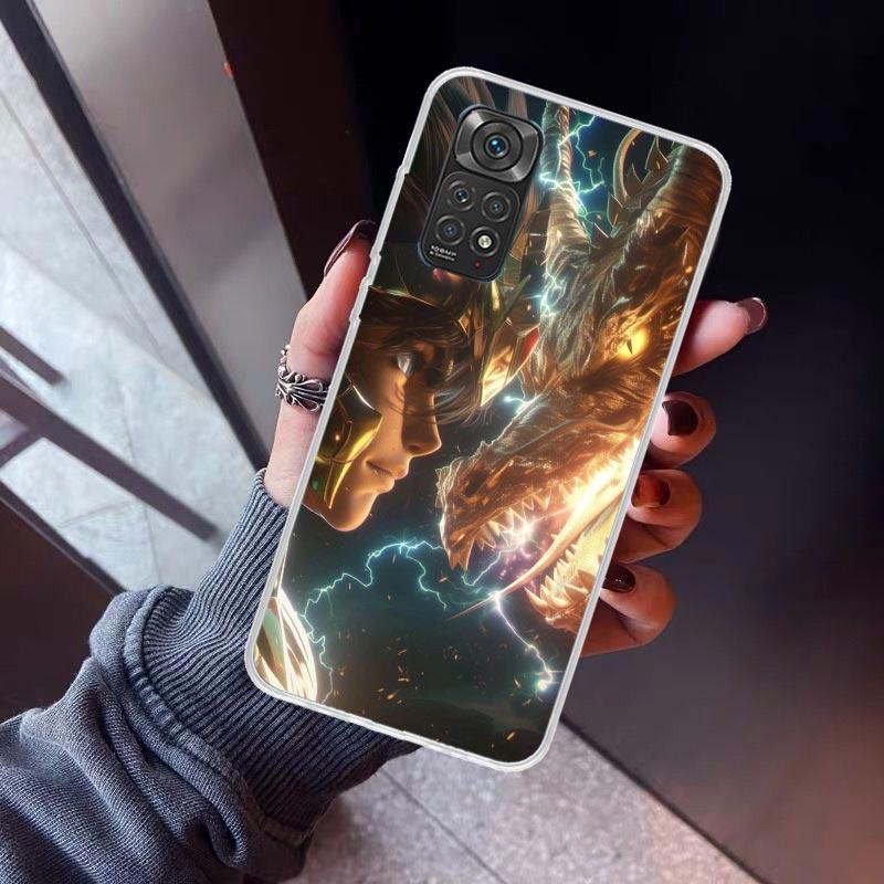 Saint Seiya Cool Phone Case For Xiaomi Poco X5 X6 X7 Pro F7 Ultra M7 Redmi 15C 15 13C 13 12C 12 10 10C 10A 9 9C 9T 9A Cover Poco