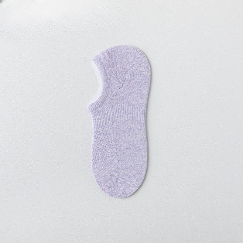 Long-staple Cotton Socks - Children's Thin Style Short Socks - Pure Cotton Boat Socks - Mesh Transparent Socks