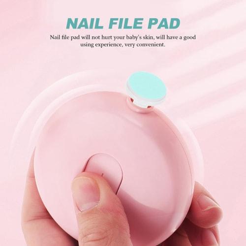 24-Piece Set of Replacement Nail Polish Heads, Toddler Nail Clipper Pads, Electric Grinding Heads, Toddler Electric Nail File Pads, Trimmer Replacemen