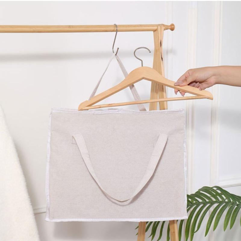 Large-Capacity Triangular Hanger Storage Bag-Space-Saving Organizer for Home&Bathroom, Neat Storage Solution for Clothes Hangers