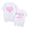 Combination Girl Group Pink Ink Periphery Harajuku Printing Fashion Men'S And Women'S T-Shirts, Tops, Short Sleeves