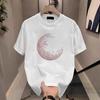 Trendy Brand Short-Sleeved Pure Cotton Men'S Printed T-Shirt Trendy Men'S And Women'S Versatile Round Neck T-Shirt Men'S