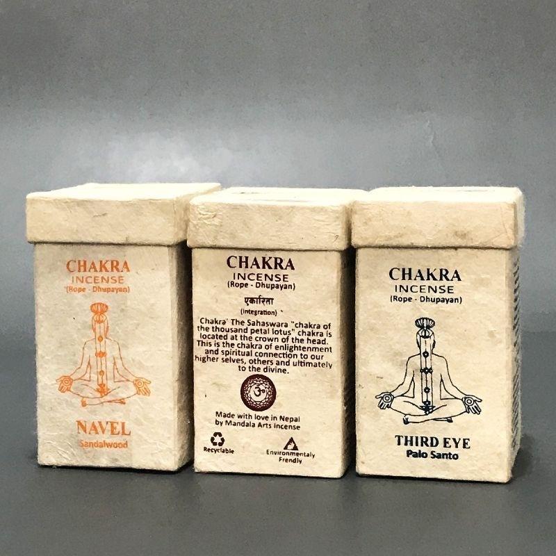 White Sage Rope Incense and Incense Holder Set Nepalese Traditional Incense for Therapy Meditation Ceremony