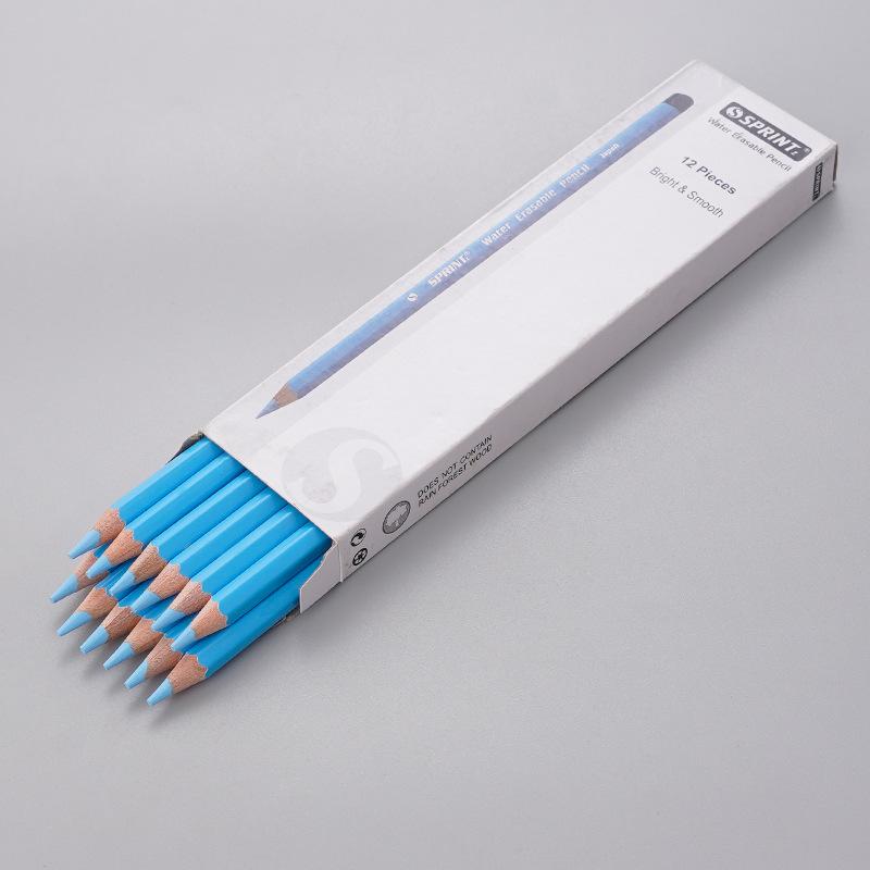 12Pcs Tailor Chalk Pencils, Water Washable Fabric Marking Pencils Red Blue White Multicolor Sewing Mark Pen