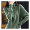 Navava Men Soft Mock Neck Zip Up Long Sleeve Knit Nk1955