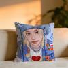 Felix Cushion Cover Cozy Velvet Throw PillowSoft Warm Cushion For Sofa  Bed
