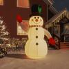 VidaXL Inflatable Snowman with LED 300 Cm, Inflatable Figure, Christmas Party Decoration, Inflatable Decoration, 345369