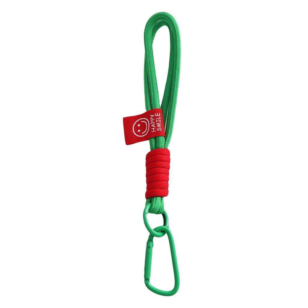 1 Piece Fashion Colorful Braided Lanyard Keychain Anti-Lost Knot Nylon Rope Keyring For Car Backpack Pendant Jewelry Accessories
