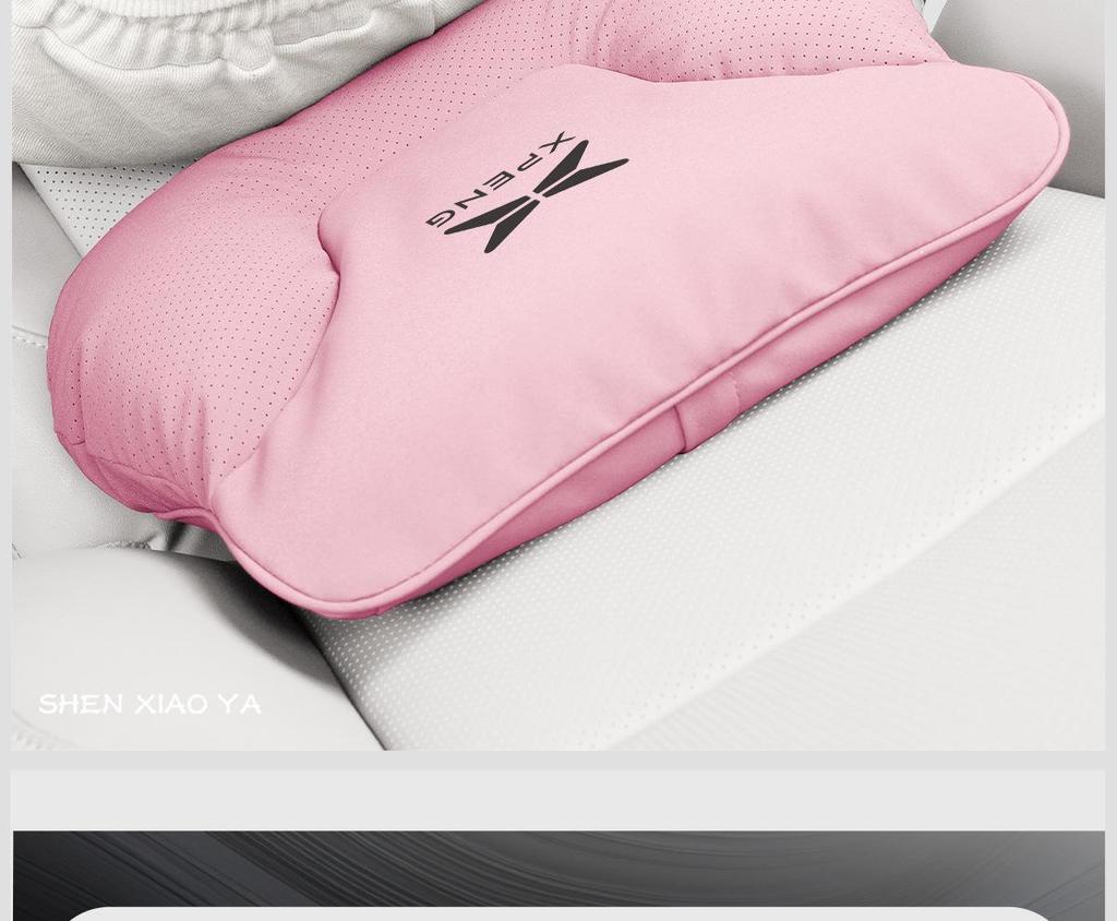 Car Neck & Lumbar Support Cushion for Xiaopeng G3/G6/G7/G9/P5/P7/X9/MONAM03