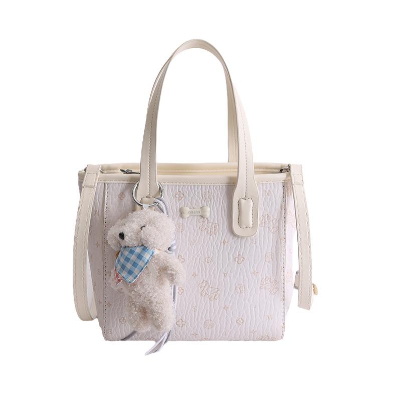 Small Niche High-value Retro Fashion Personality Simple Printed Bucket Bag Trendy Versatile Western Style Handbag Shoulder