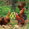 Practical Polyester Mesh Design Chicken Feeding Bag Easy Install Hanging Type with Hook Reusable Feeder Chicken Duck Supplies