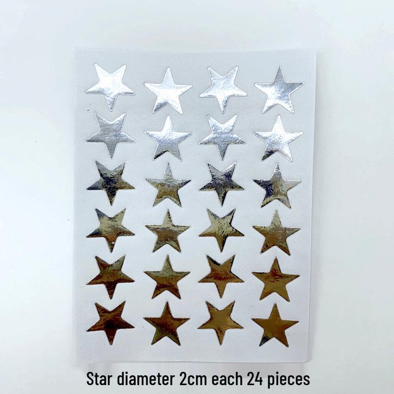 Five-Pointed Star Reward Stickers for Kindergarten - Teacher and Student Self-Discipline Chart
