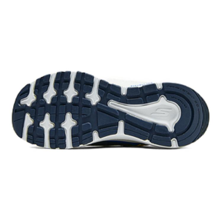 Skechers Kids Boys Comfortable Versatile Non-Slip Durable Training Shoes Kids Sneakers Navy-Blue 405049L-NVMT
