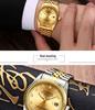 Tycoon Gold Waterproof Couple Watch: Stylish Gold Watches for Men and Women