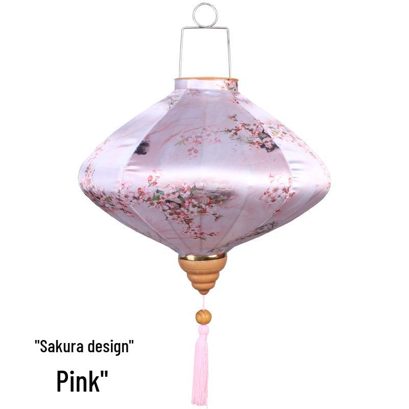 Antique Pattern Waterproof Chinese Lantern for Outdoor Balcony Decoration