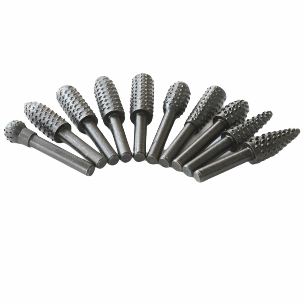 5/10Pcs Multifunc Grinding Head Professional Milling Cutter Power Tool Rotary Burr Set  Engraving