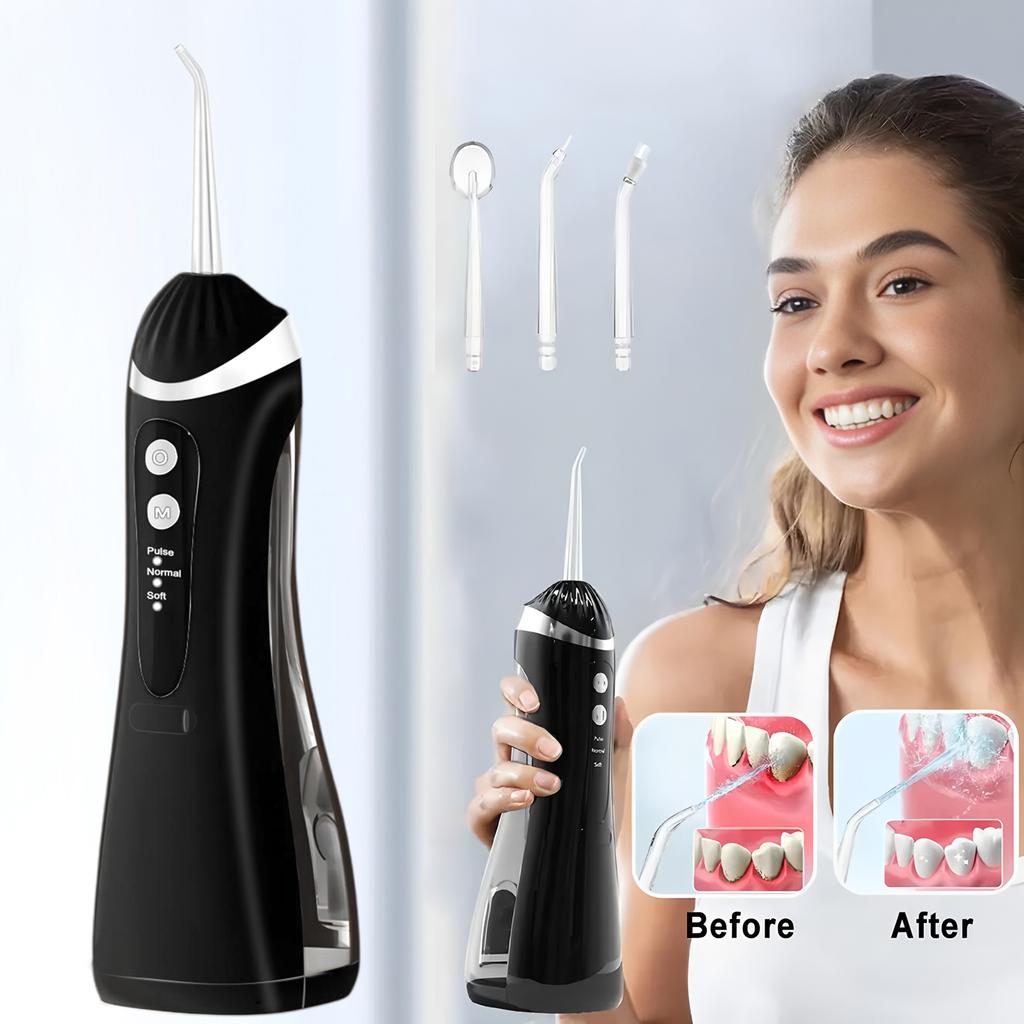Electric Oral Irrigator Water Flosser - USB Rechargeable Portable Cordless | Dental Whitening Gums Care Jet Tooth Scaler New