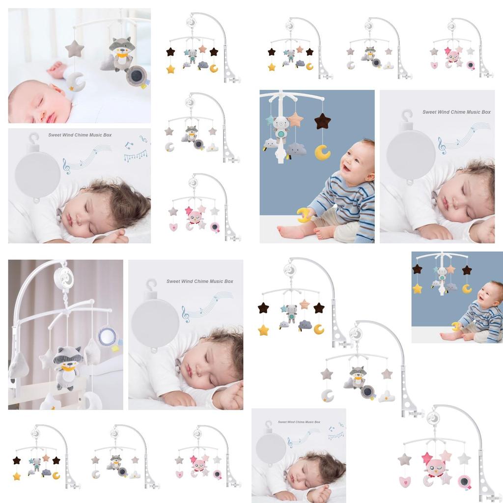 Baby Bett Mobile Spielzeug Drehendes Musikalisches Krippenrassel Für 0-1 Jährige Keine Batterie Erforderlich China Hersteller