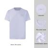 Li-Ning Fashionable Versatile Solid Color Round Neck Short Sleeve T-Shirt Men Tops White ATSW663-2