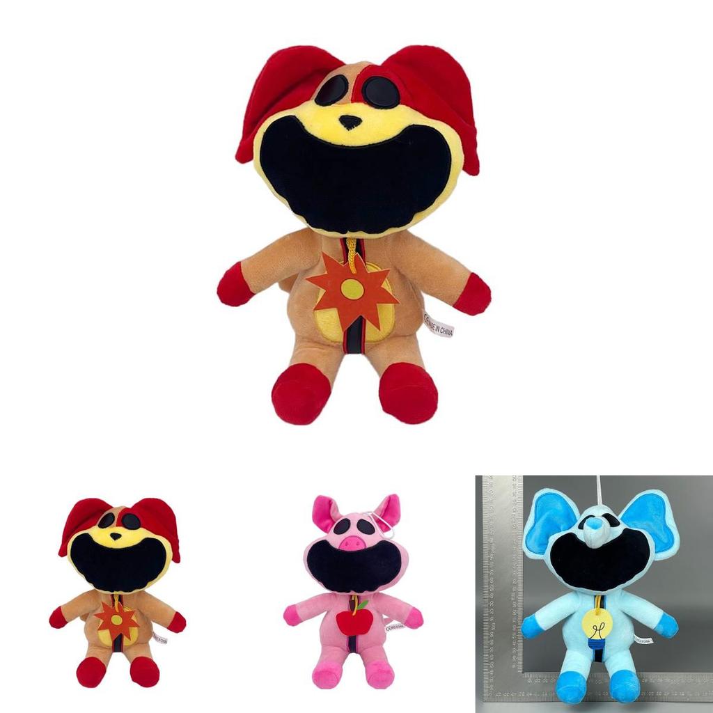 Jucărie de pluș drăguță de porc roz de la Smiling Critters Moale și potrivită pentru îmbrățișat Înălțime 30 cm Pluș scurt
