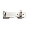 1 Pair Marine Grade 316 Stainless Steel Door Hasps Easy Installation Swivel Safety Hasp with Turning Padlock Eye Mount