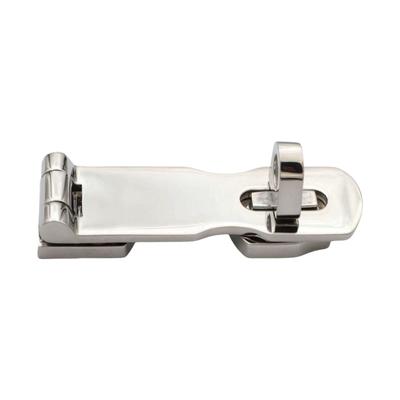 1 Pair Marine Grade 316 Stainless Steel Door Hasps Easy Installation Swivel Safety Hasp with Turning Padlock Eye Mount