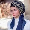 Nėriniuotas tampus turbanas moterims, iš anksto surištas galvos šalikas, apvyniojamas, užsimaunama chemo kepurė, minkšta kaukolės kepurė plaukų slinkimui