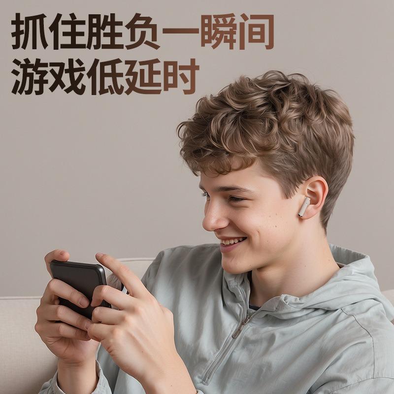 Bluetooth headset new wireless noise reduction high-end half-in-ear sports running long battery life